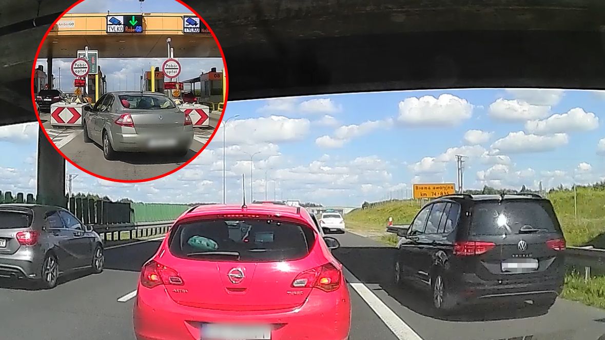 Na autostradach w Polsce nie brakuje "cwaniaków"