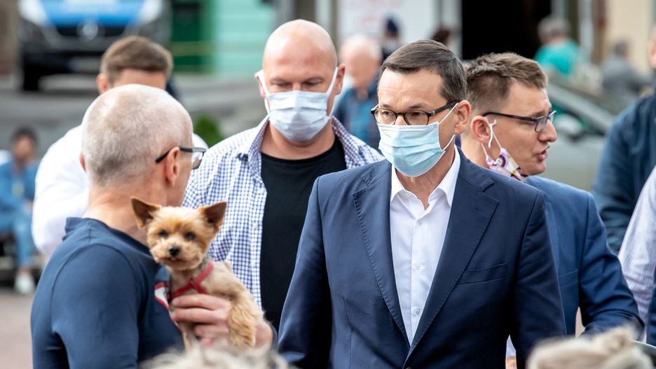 Wybory 2020. Mateusz Morawiecki w Chodzieży