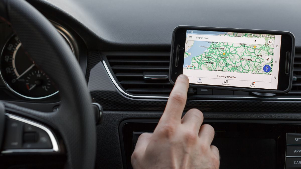 Nawigowanie przy pomocy Google Maps.