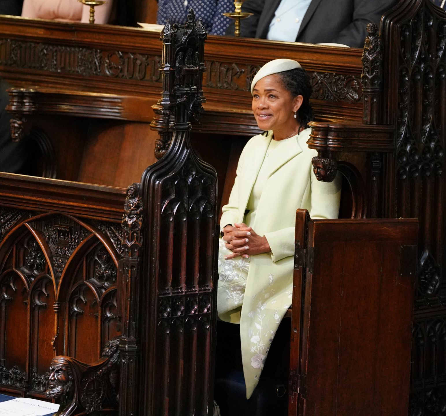 Doria Ragland na ślubie księcia Harry'ego i Meghan Markle