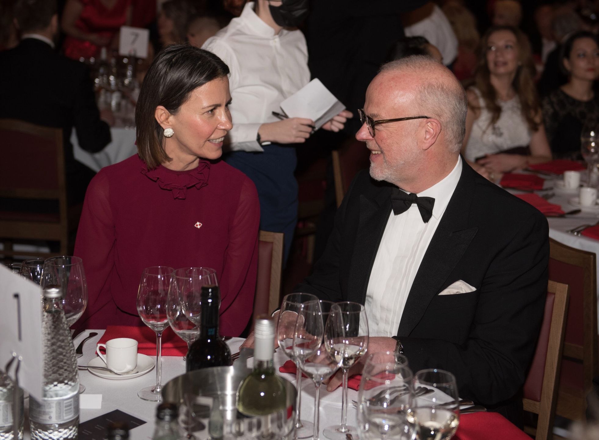 Earl of St Andrews Hrabia Jerzy Windsor i Agnieszka Kowalska, Chargé d’affaires a.i. Ambasady RP w Londynie