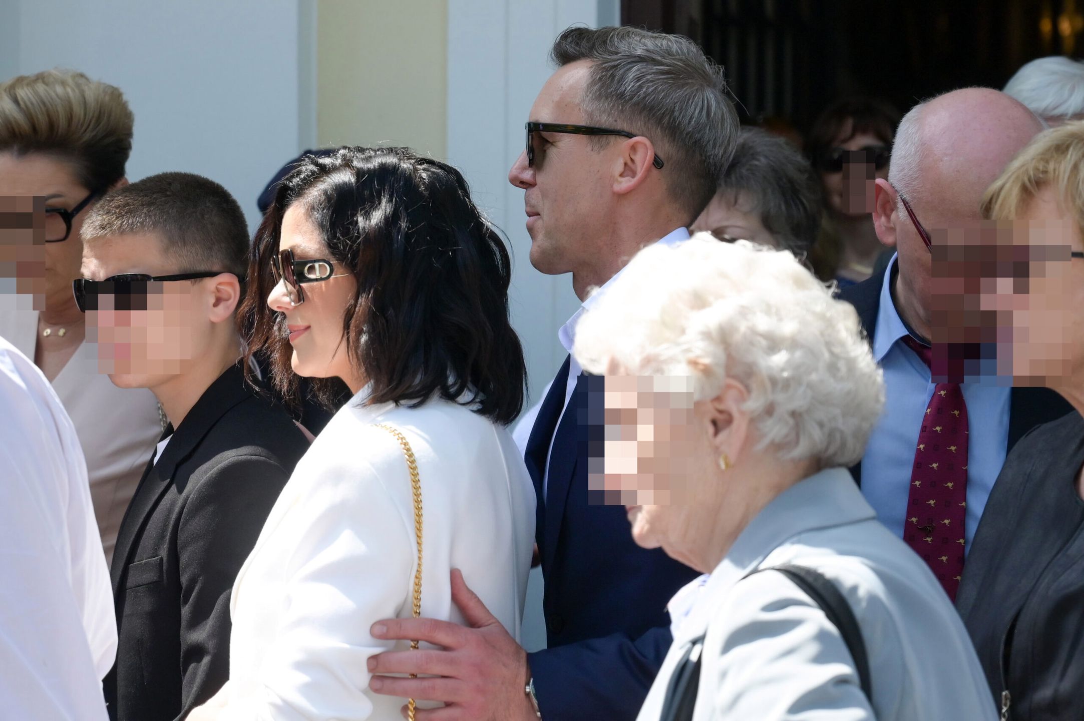 Kasia Cichopek i Maciej Kurzajewski - komunia Helenki Hakiel fot. AFEos