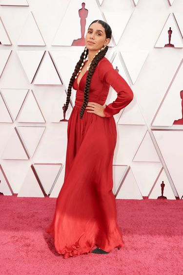 Oscar® nominee Garrett Bradley arrives on the red carpet of The 93rd Oscars® at Union Station in Los Angeles, CA on Sunday, April 25, 2021., Credit:TE / Avalon