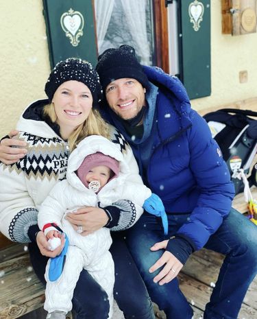 Karolina Woźniacka, David Lee i ich córka | fot. Instagram.com/carwozniacki