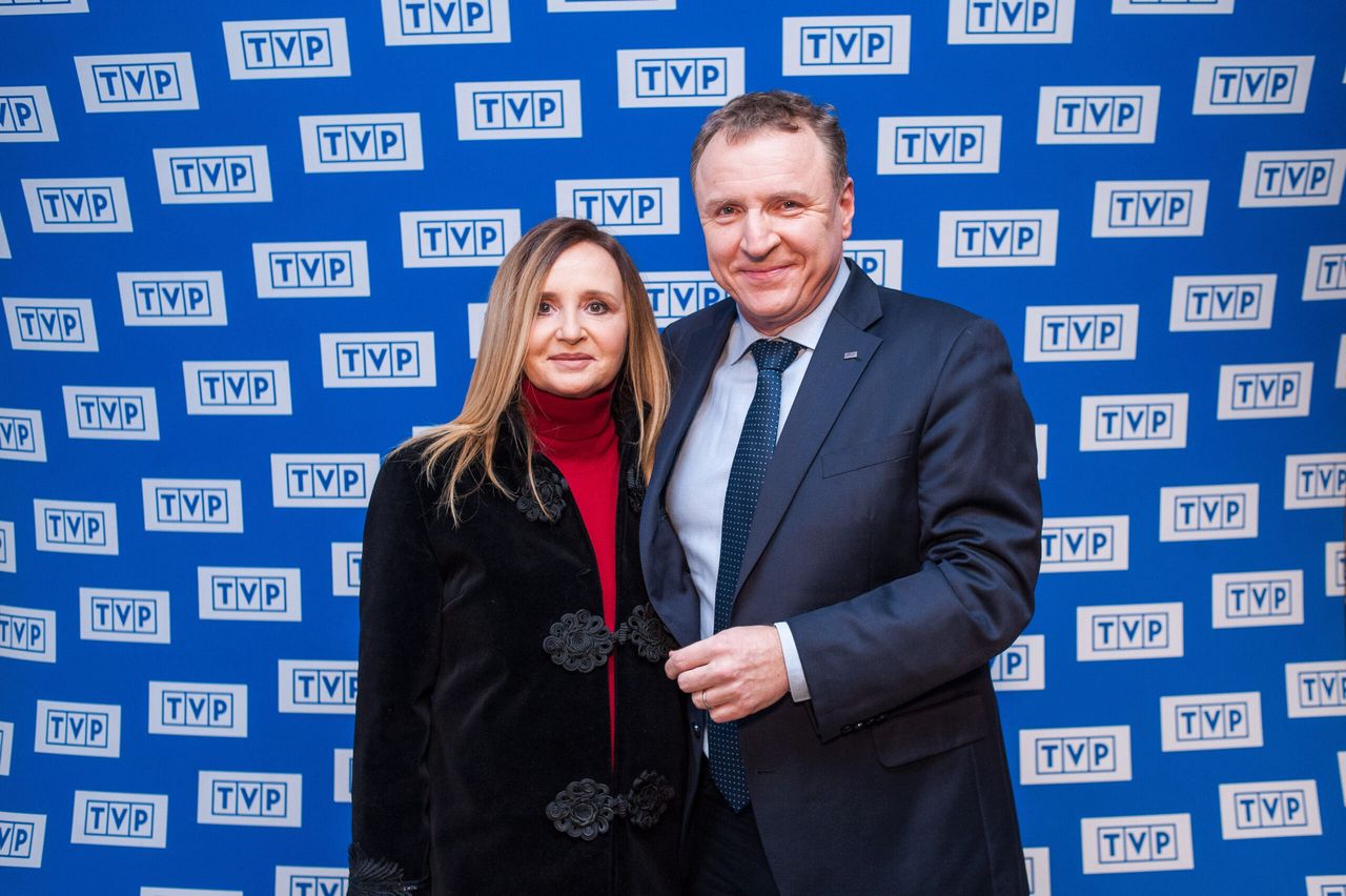 Jacek Kurski i Joanna Kurska