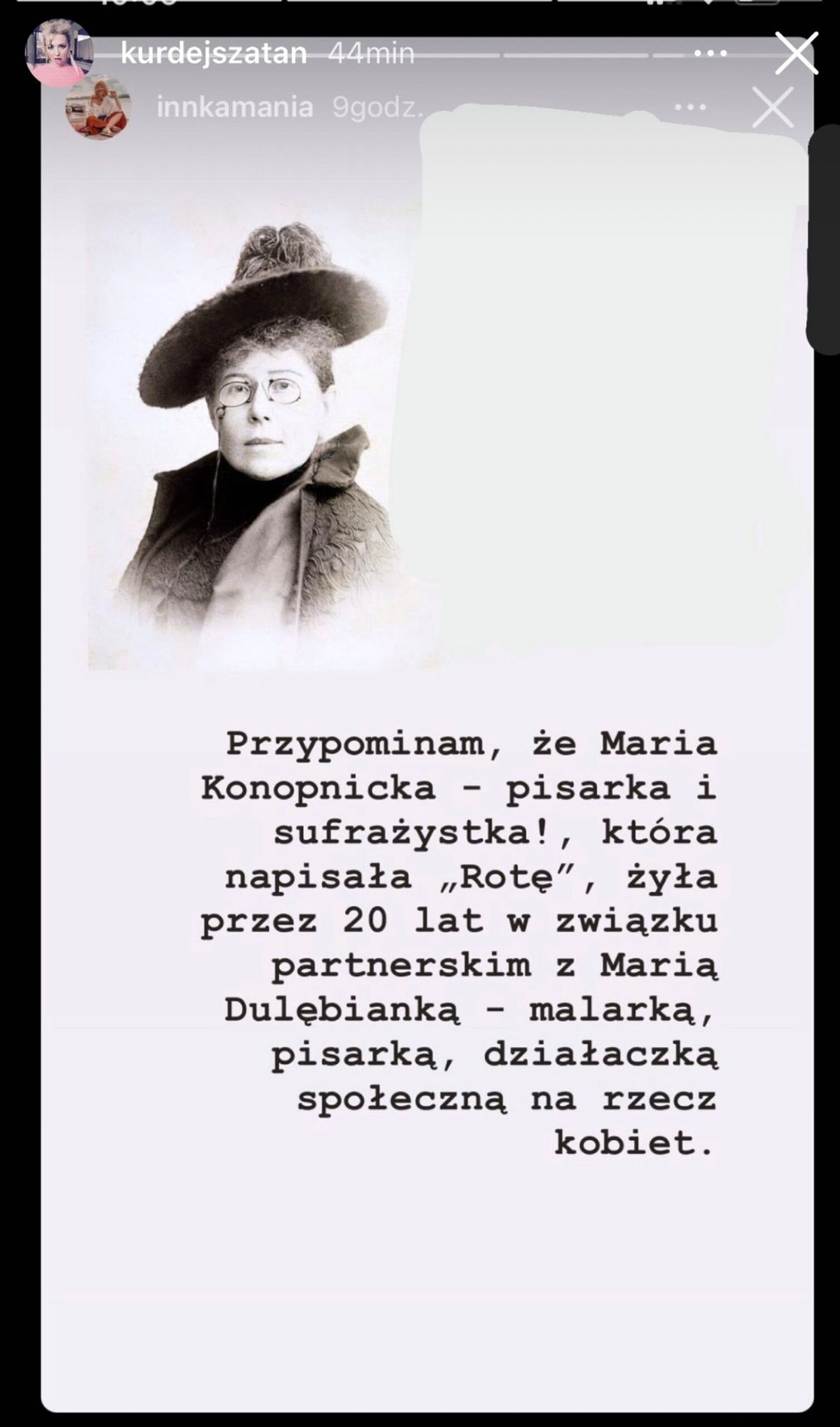 Barbara Kurdej-Szatan o Marii Konopnickiej