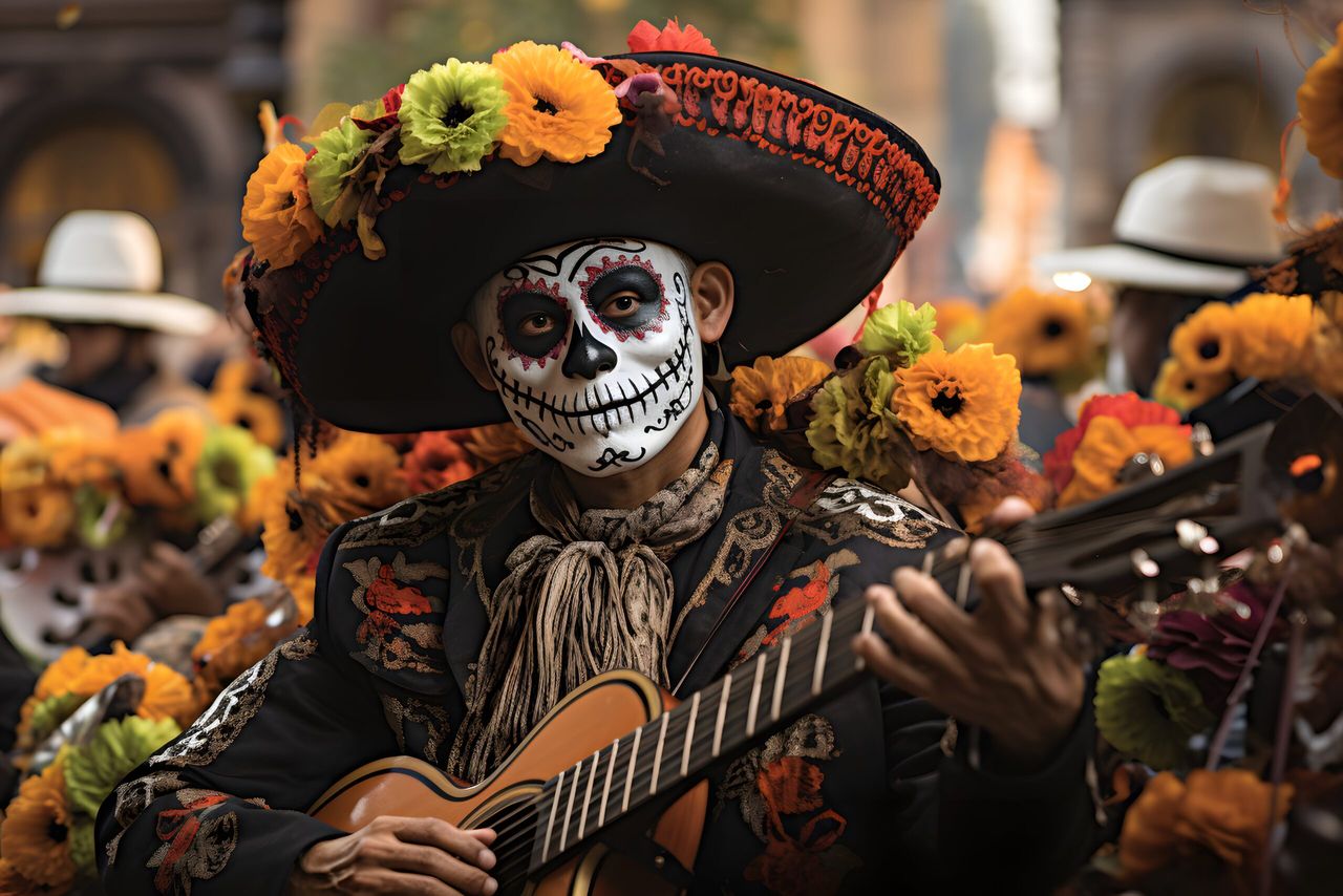Święto zmarłych w Meksyku to czas radości, fot. Freepik
