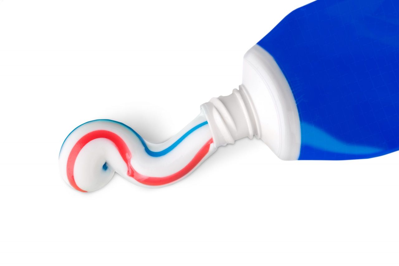 Toothpaste isolated dental care closeup close-up toothpaste tube dental hygiene