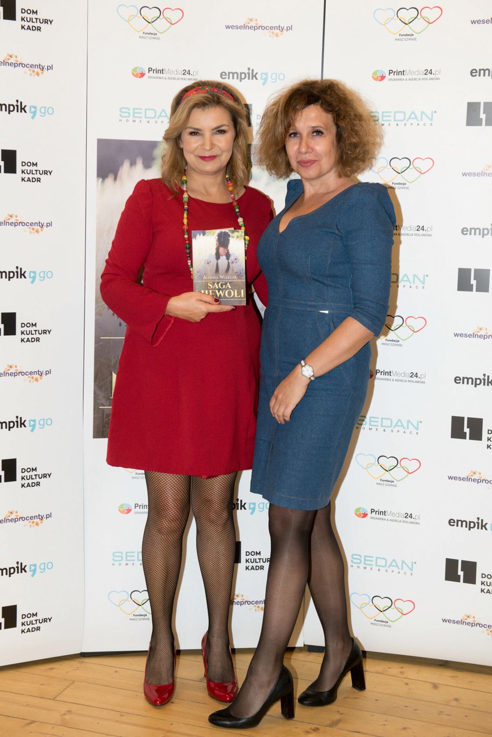 Aldona Wleklak i Edyta Bonisławska  - Spotkanie autorskie "Saga niewoli"