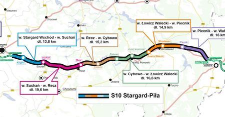 Duże zainteresowanie przetargami na realizację S10 Szczecin-Piła
