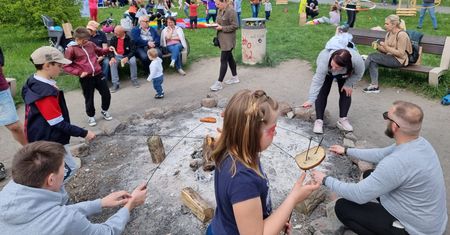 Integracyjny piknik na Świerczewie. Poznaniacy poznawali nowych sąsiadów z Ukrainy