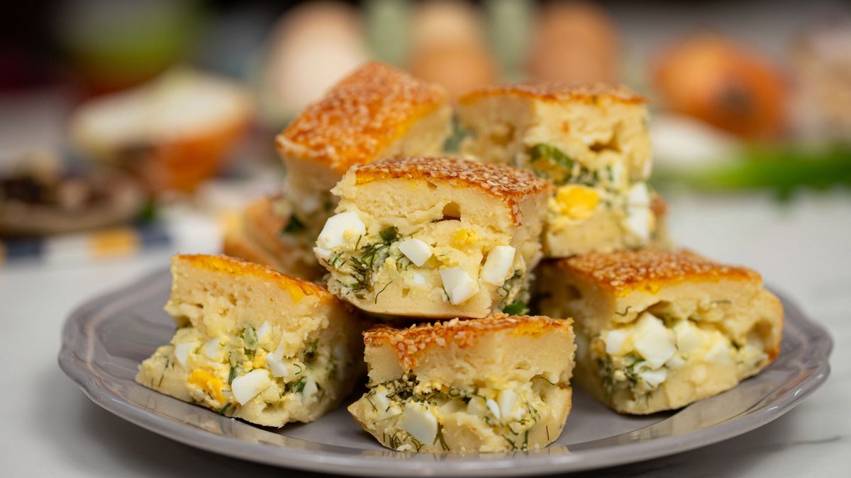 Wytrawne ciasto z jajkami- Pyszności