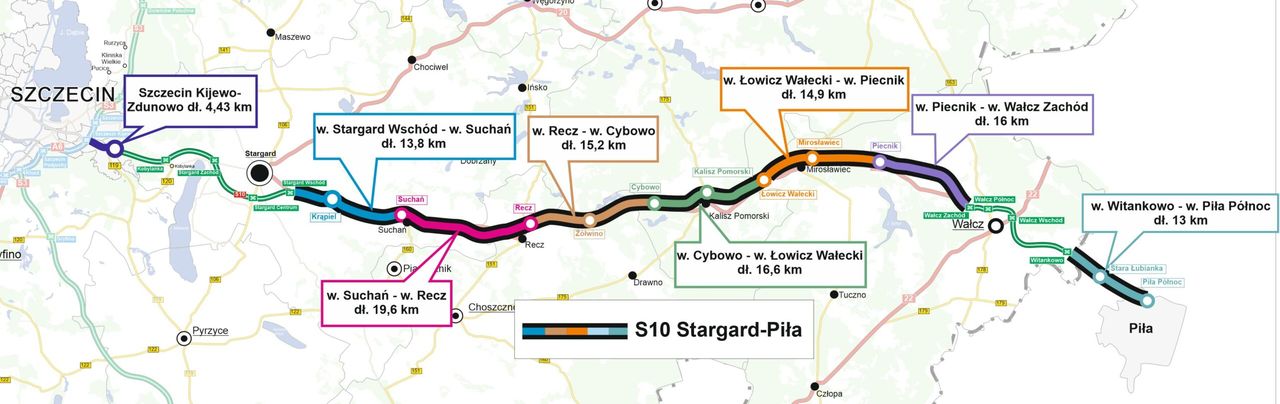 Duże zainteresowanie przetargami na realizację S10 Szczecin-Piła