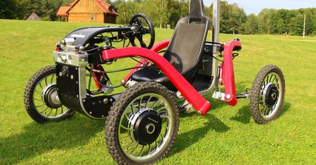 Swincar - elektryczny pojazd z rewolucyjnym zawieszeniem