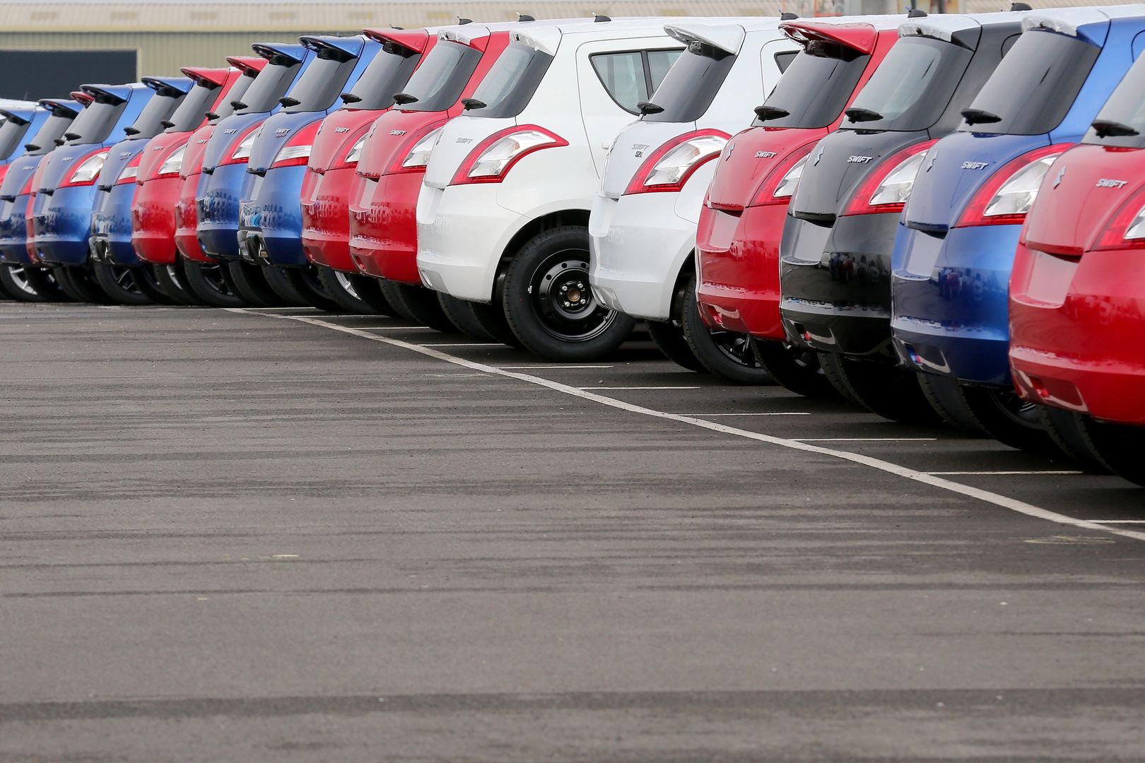 Hundreds of new cars are parked up after import and export at Grimsby Docks on March 9, 2016 in Grimsby, United Kingdom. The United Kingdom, a member of the European Union (EU), an economic and political partnership involving 28 European countries which allows members to trade together in a single market, will on June 23 hold a referendum to decide whether or not to remain part of the EU.