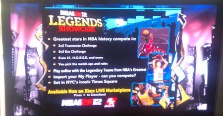 Legends Showcase - płatny dodatek do NBA 2K12?