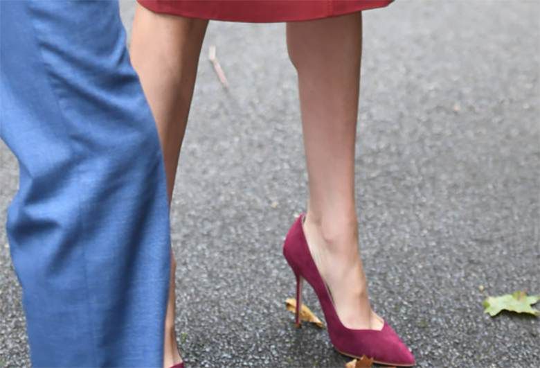 Meghan Markle w butach na obcasie - spotkanie w Windsorze