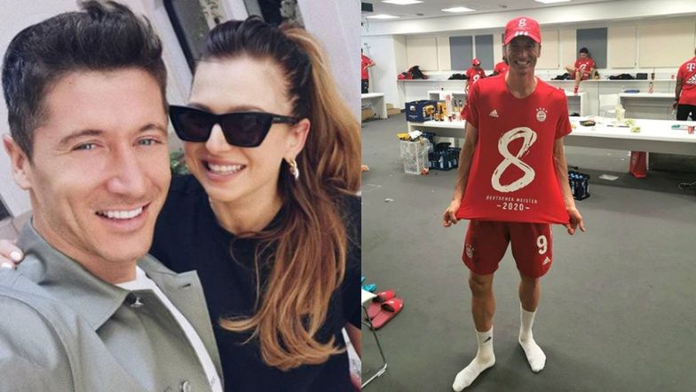 Anna Lewandowska gratuluje Robertowi