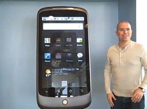 Największy na świecie Google Nexus One
