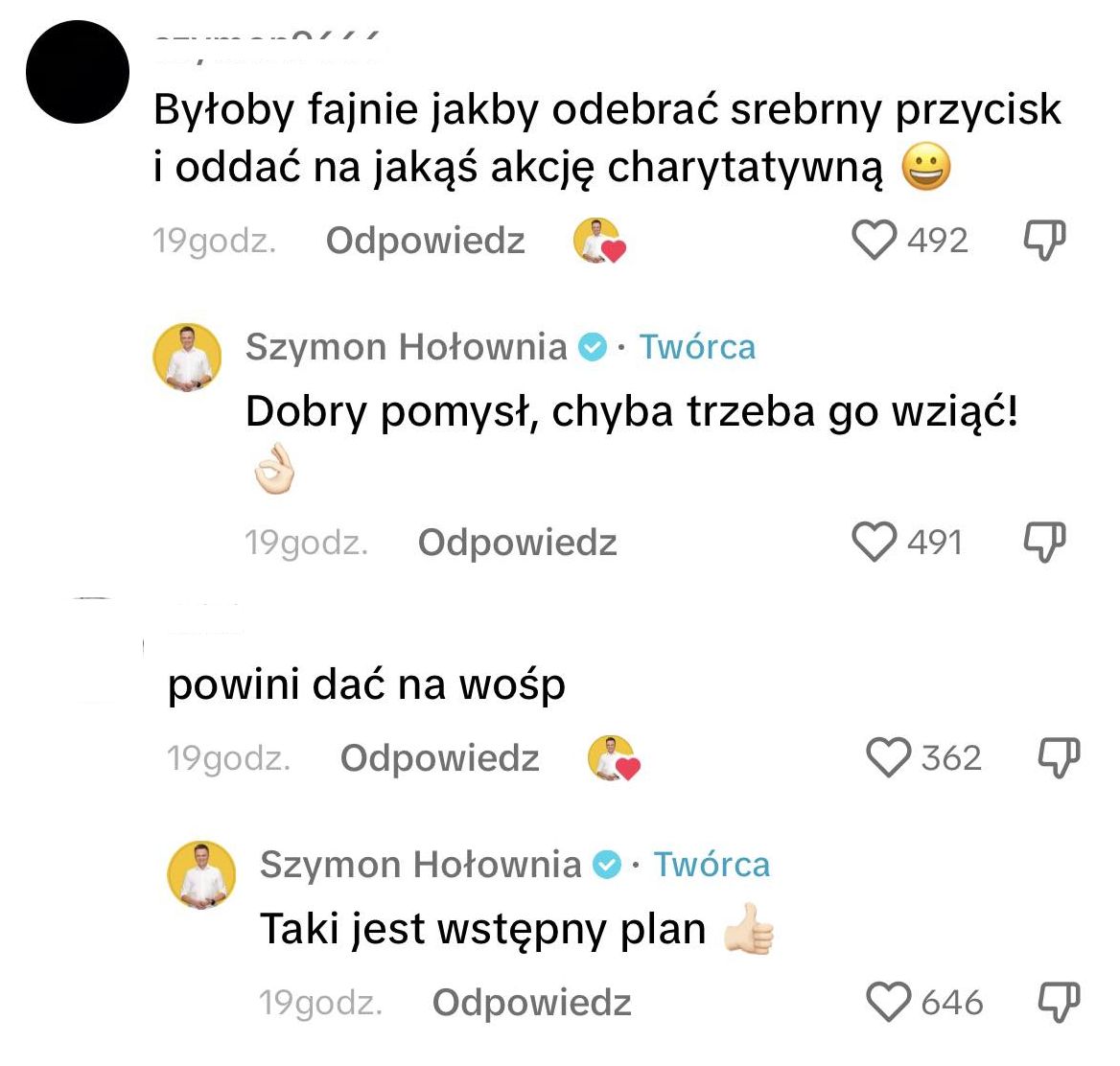 Szymon Hołownia zdradził, co zrobi ze srebrnym przyciskiem!