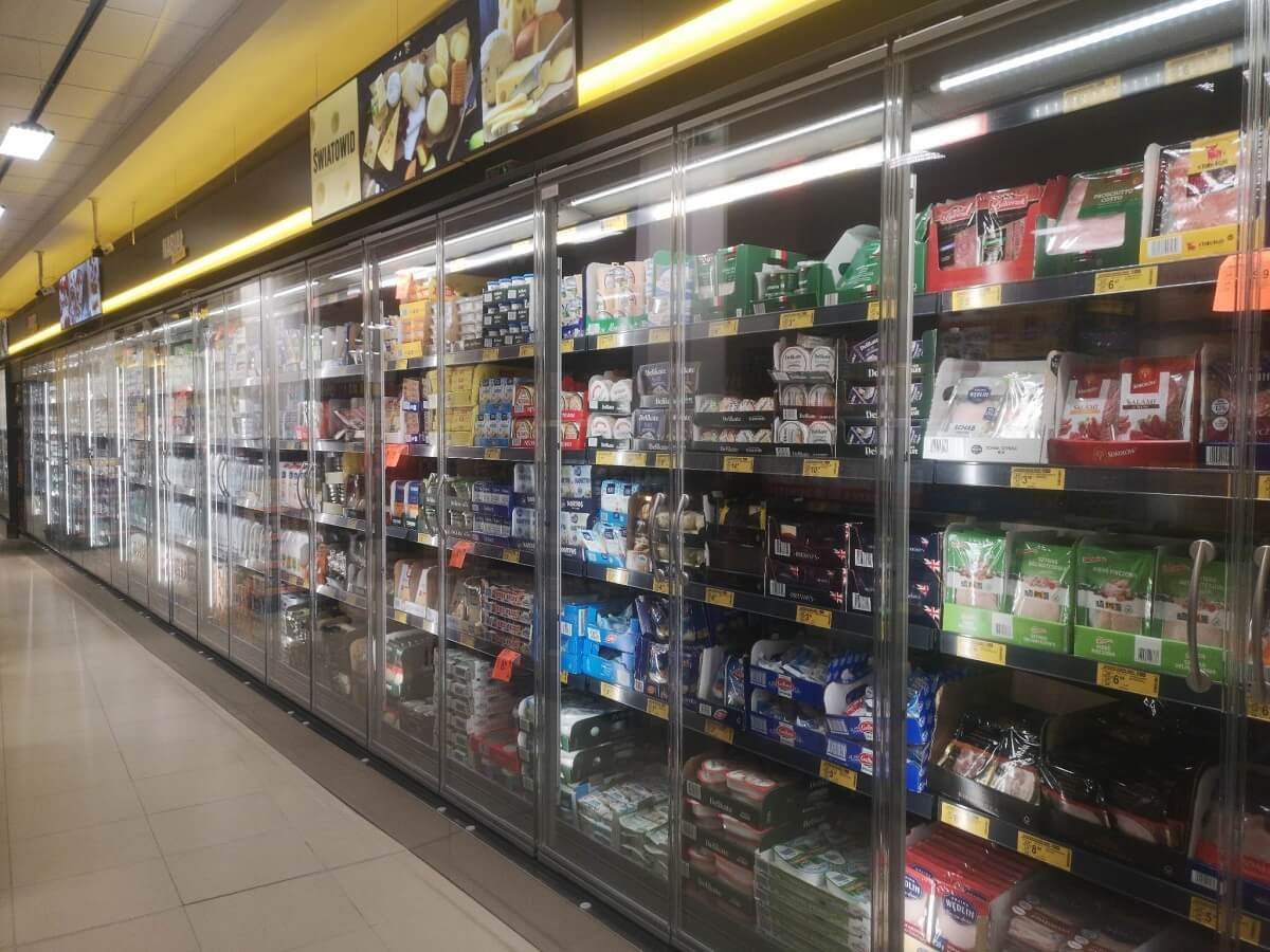 Wnętrze Biedronki Ultra Mini w Lublinie