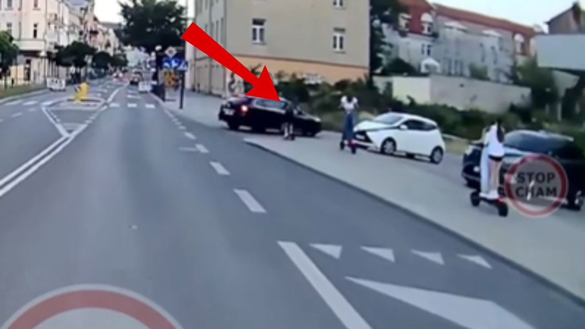 Zderzenie dzieci z autem.