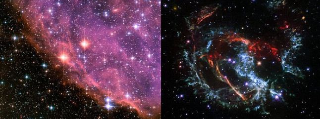 Kosmiczny Teleskop Hubble'a uchwycił pozostałości po supernowej
