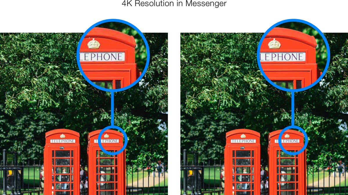 W końcu zobaczymy lepszą jakość zdjęć na Facebook Messengerze - nawet do 4K! 1