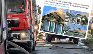 Pożar na Ursynowie. Ewakuowano siedem osób