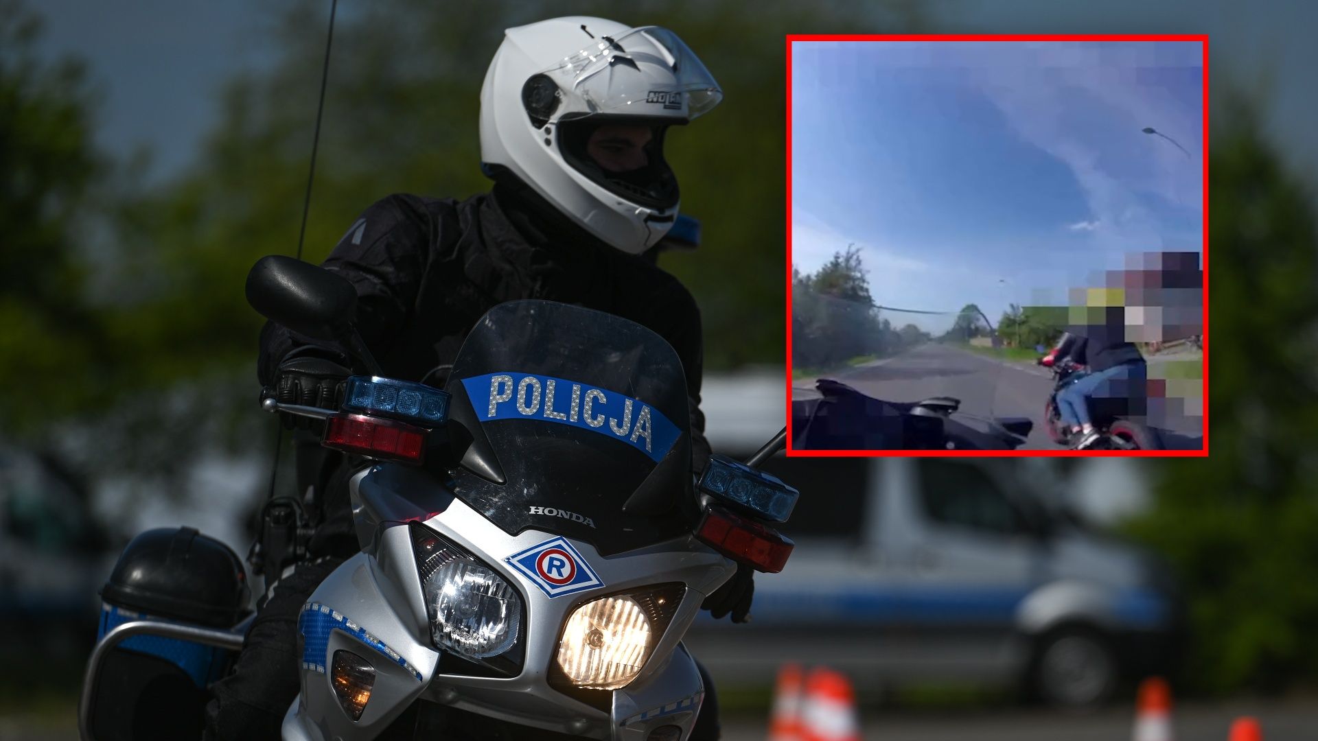 Myślał, iż tak zgubi policję. Finał mógł być tylko jeden