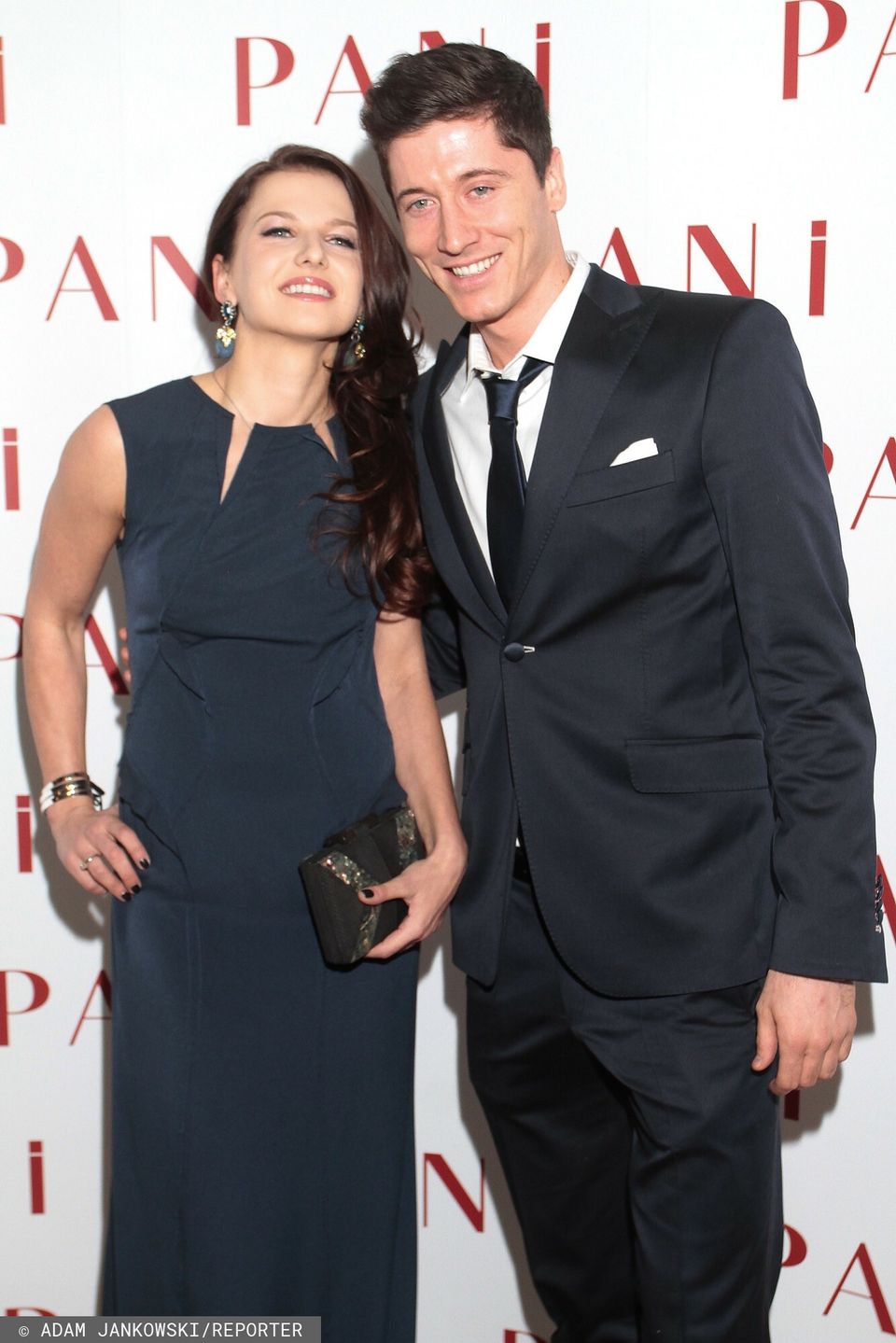 Anna i Robert Lewandowscy w 2013
