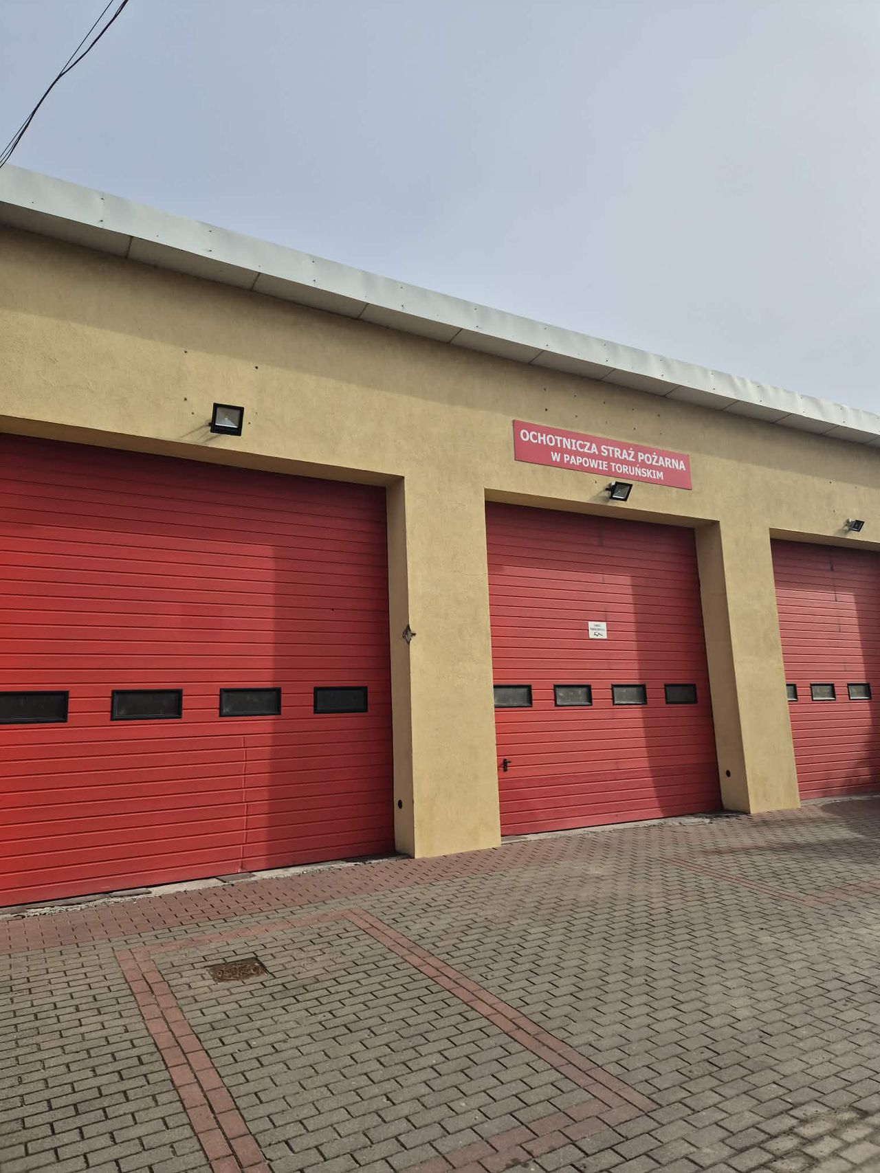 Remiza OSP w Papowie Toruńskim przechodzi modernizację