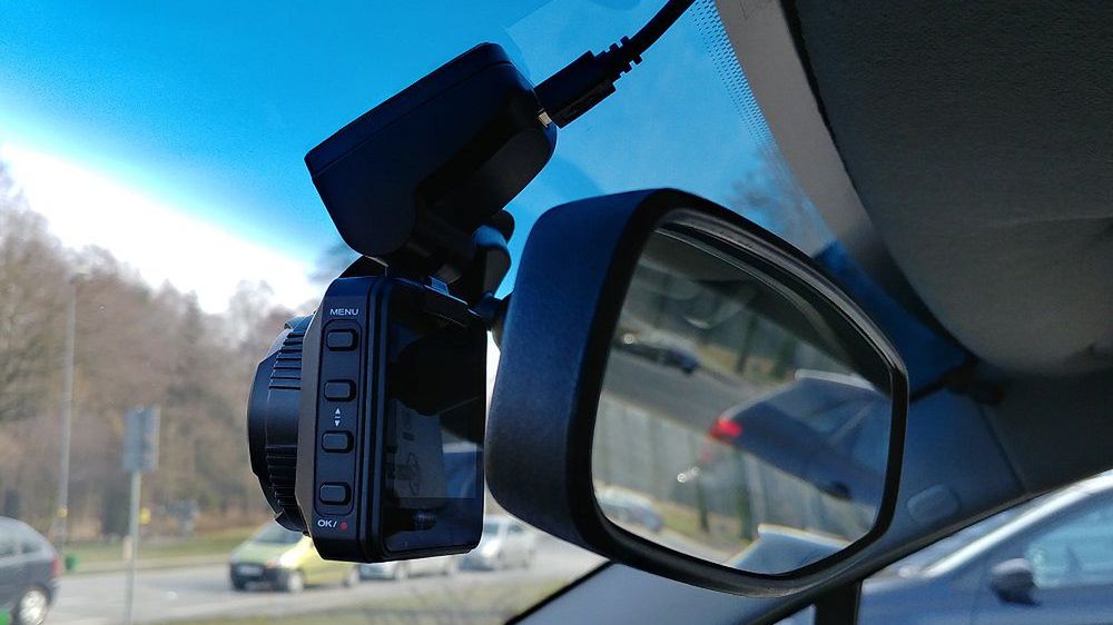 Rejestrator wideo w samochodzie, fot. Oskar Ziomek