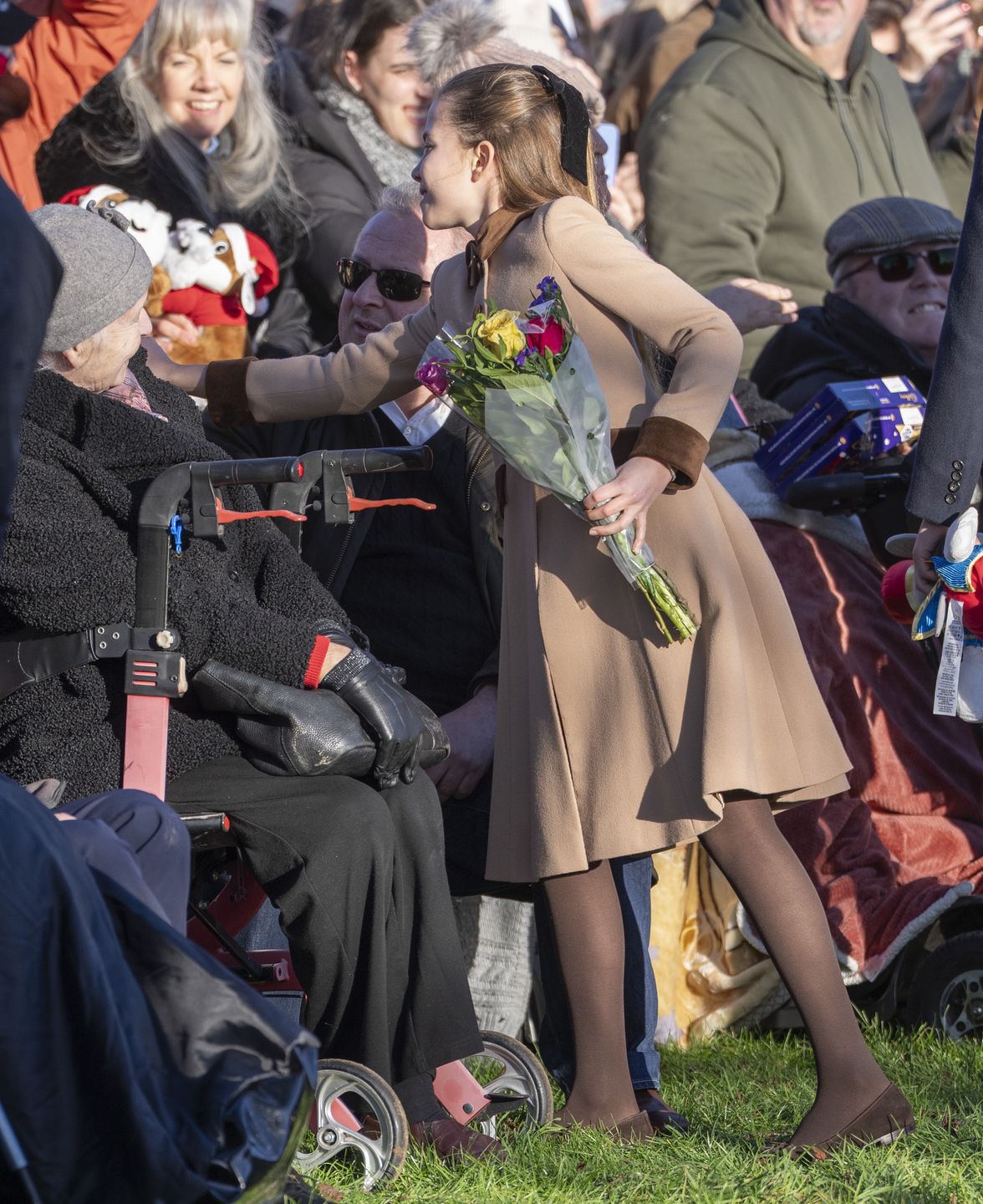 Brytyjska rodzina królewska, 25 grudnia 2025