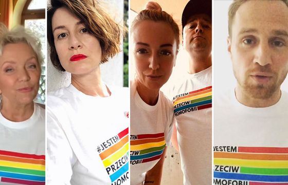 Margaret, Ostaszewska, Ostrowska, Mozil, Kamińska w akcji #JestemPrzeciwHomofobii