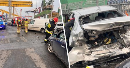Wypadek w Gdańsku. Ranne cztery osoby