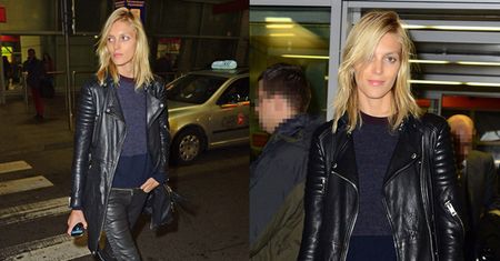 "Ostra" Anja Rubik na Okęciu! (ZDJĘCIA)