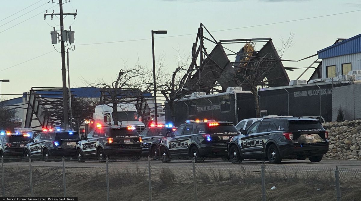 Zawalenie się budynku w pobliżu lotniska Boise