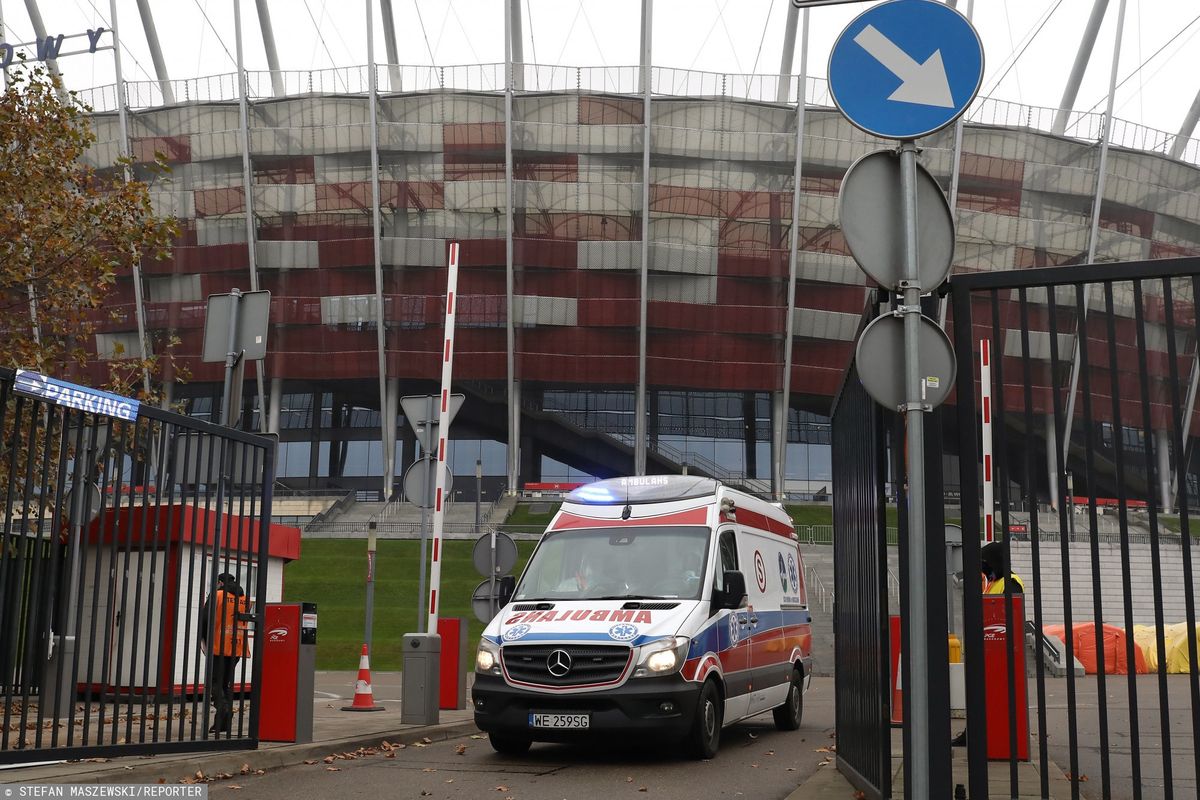 Walczyli z pandemią na Stadionie Narodowym. Nie dostali obiecanych pieniędzy 