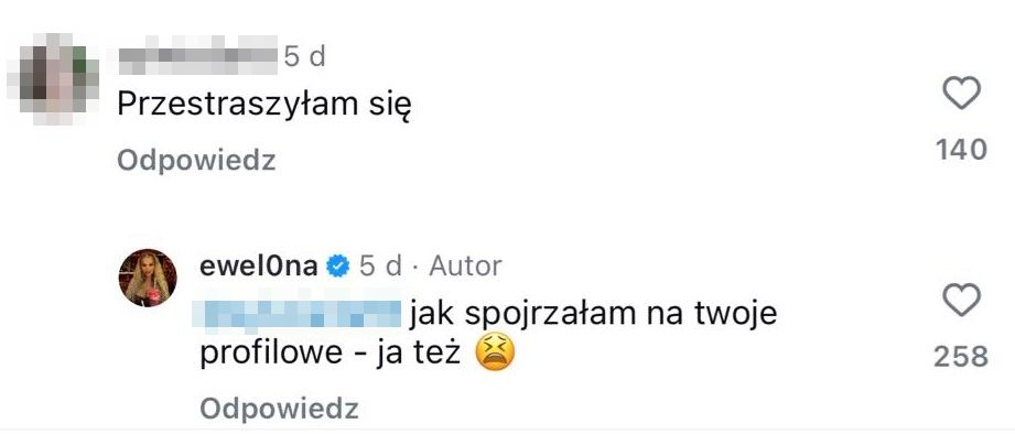 Ewel0na odpowiada na uszczypliwe komentarze internautów