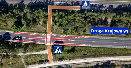 Stacja Toruń Katarzynka czeka na pasażerów. MZD buduje przejście dla pieszych