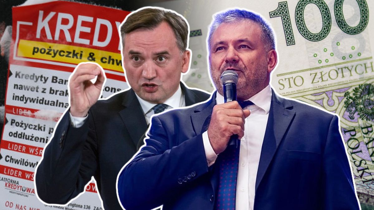 Waldemar Żurek, minister sprawiedliwości, i Zbigniew Ziobro, były minister sprawiedliwości 