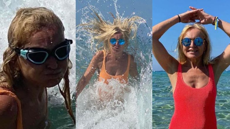 Monika Olejnik szaleje w Morzu Śródziemnym