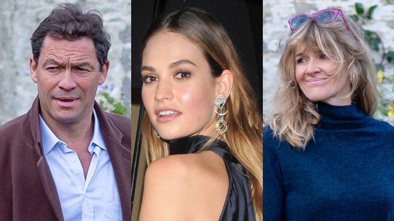 Dominic West przyznał się żonie, że żywi uczucia do Lily James