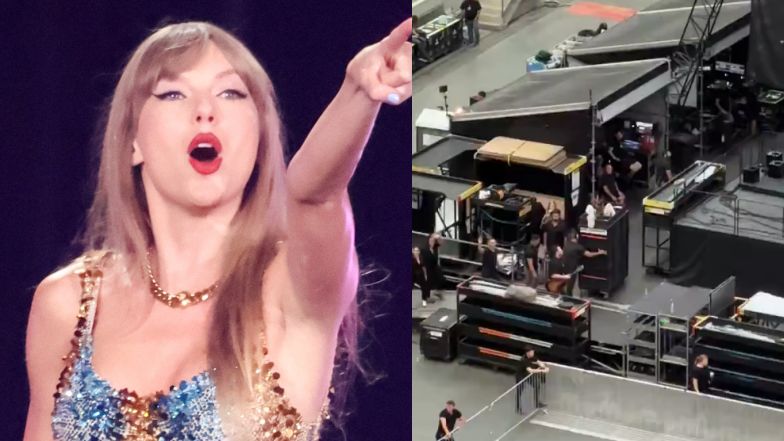Taylor Swift ukryła się w wózku z mopami?! Jest nagranie