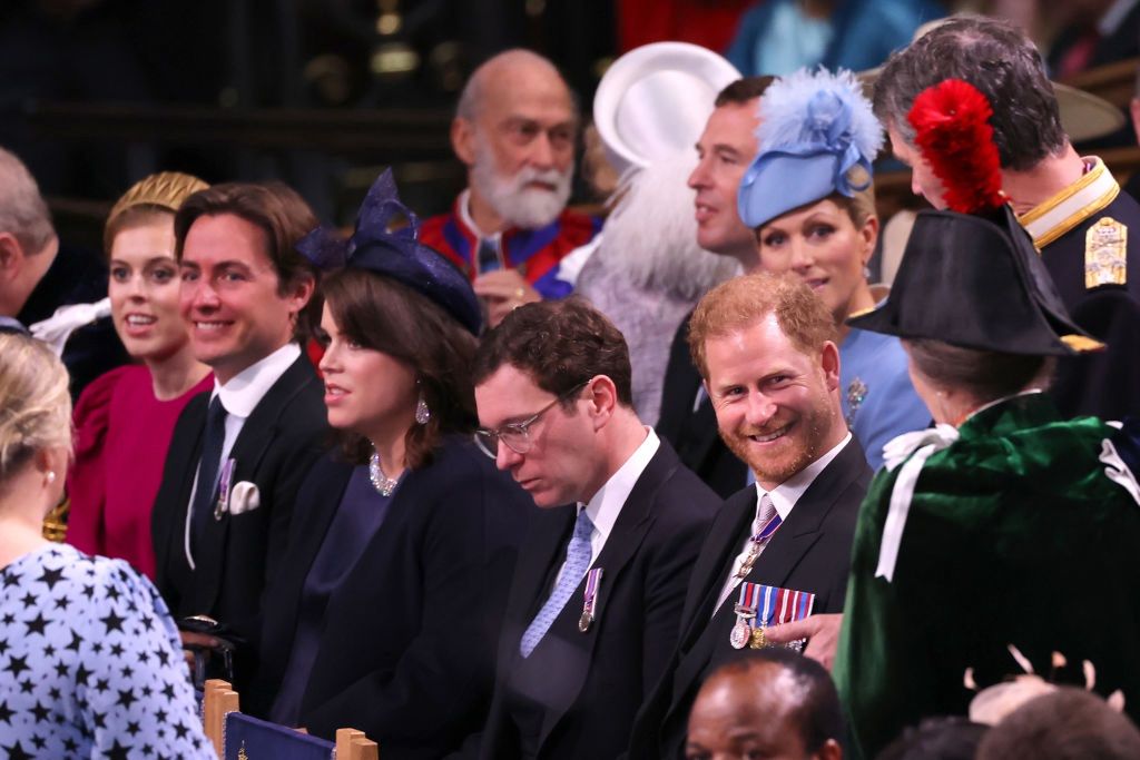 Książę Harry na koronacji króla Karola III