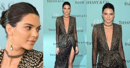 Długie nogi Kendall Jenner na urodzinach "Harper's Bazaar" (ZDJĘCIA)