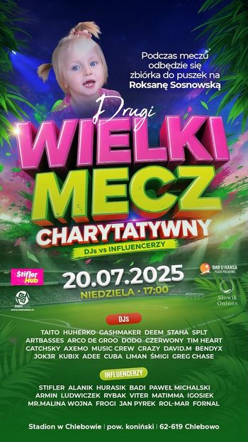 DJ-e i influencerzy zagrają w przyszły weekend dla Roksany z Boguszyc