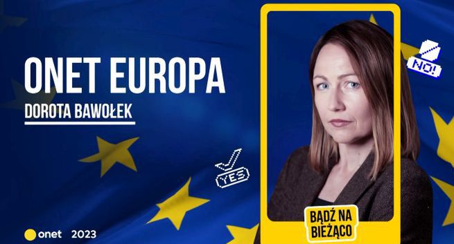 Dorota Bawołek prowadzi program w Onecie