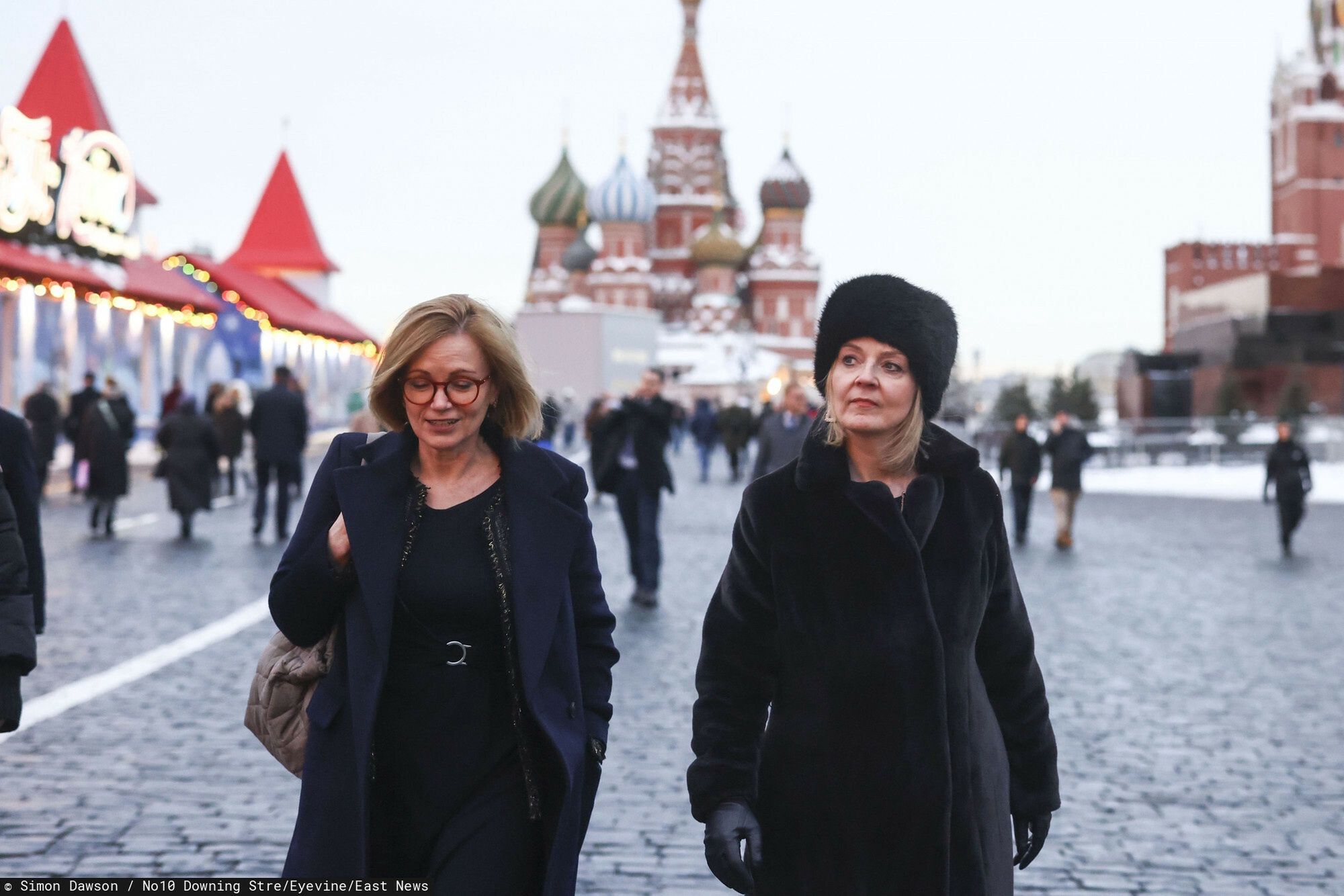 arch4909/02/2022. Moscow, Russian Federation. Foreign Secretary Liz Truss visits in Moscow, Russia. Picture by Simon Dawson / No 10 Downing Street / eyevineSimon Dawson / No10 Downing Stre